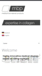Mobile Screenshot of mbp-gmbh.de